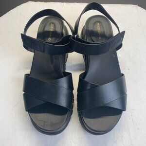 Cole Haan Zero Grand Womens Crisscross Sandals, Zerogrand, leather Black,size 9B